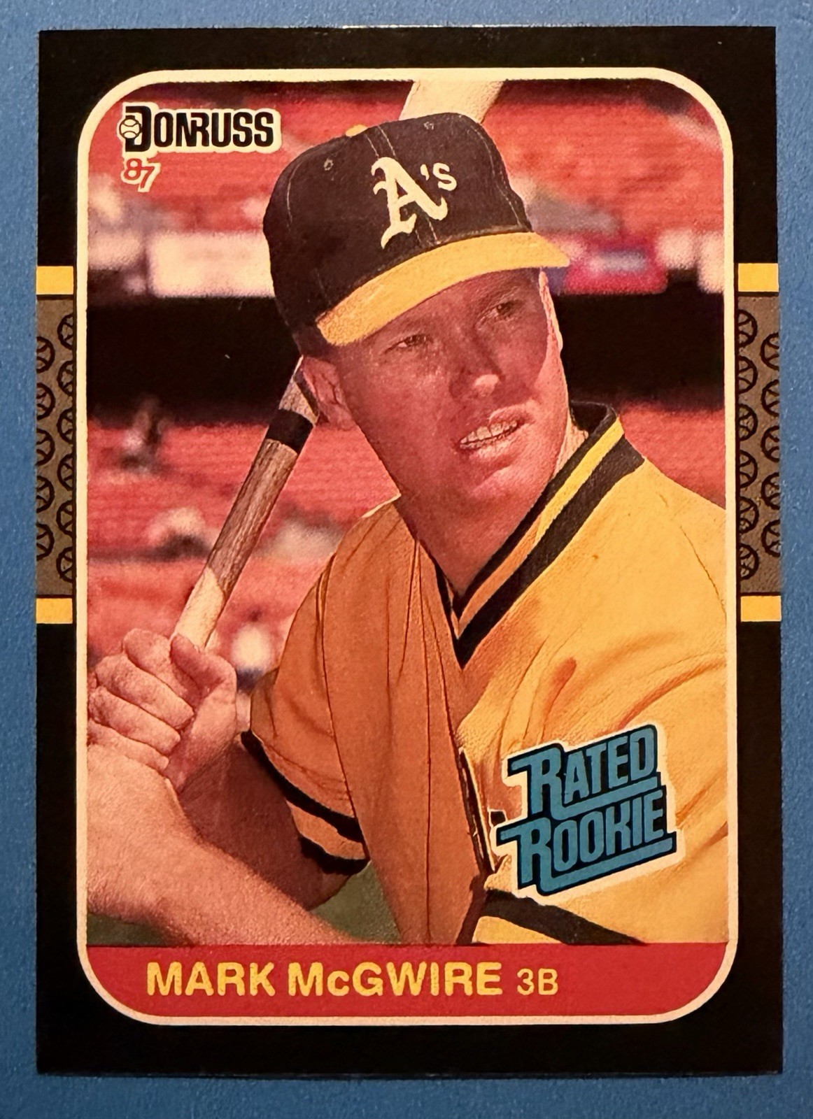 1987 Donruss - Rated Rookie Mark McGwire #46 RC NRMT *shoeboxcards* 01