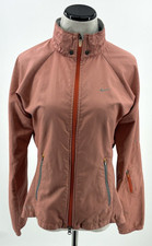 Nike Storm Fit women's full zip rain windbreaker Running jacket Peach Small