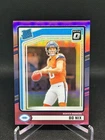 2024 Panini Donruss - Rated Rookie Bo Nix #369 Optic Preview Pink Prizm (RC)