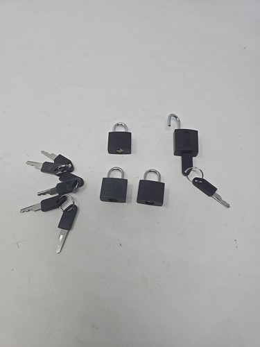 Set Of 3 Vintage Chaps  Luggage Lock with 2 Keys +1 Bonus Lock