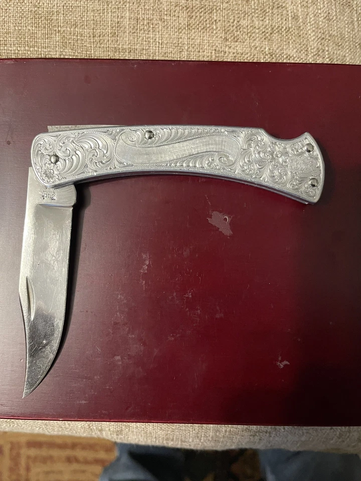CUCHILLO BUCK CLASSIC 111 RARO VINTAGE Usado Plegable - Con Funda - Sin Caja Foto 3 de 3