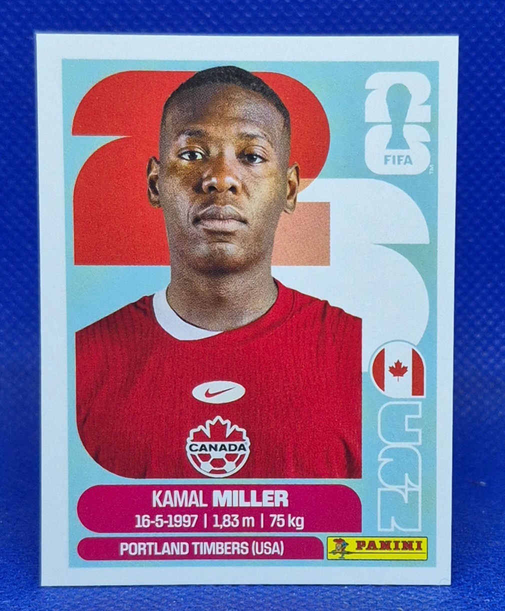 2026 Panini FIFA World Cup Sticker Kamal Miller #CAN 9 - Canada