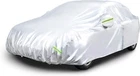 190" 483cm Weatherproof Sedan Car Cover Silver 150D Oxford for BMW 320i VW CC