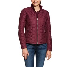 ARIAT women's quilted jacket VOLT grapewine heather with Primaloft filling 