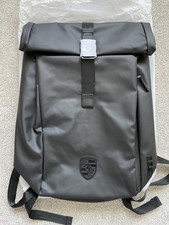 NWTPorsche 911 Rolltop Travel Backpack Pack Black WAP0350100R911
