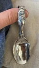 Antique Reed & Barton sterling silver  baby spoon with Kitty Cat, Ex condition
