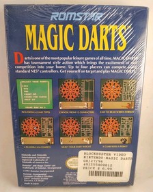 SEALED Magic Darts NES | Blockbuster Pre-Owned/Resealed | CIB Romstar 1991