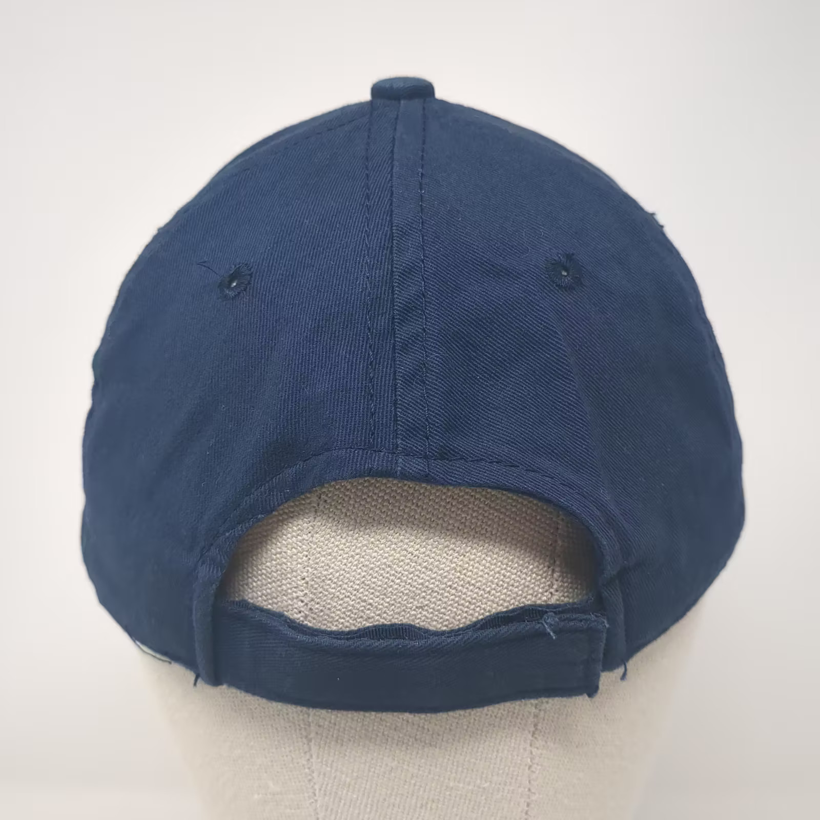 Plain Blue Baseball Cap Adjustable Strapback Hat … - image 6