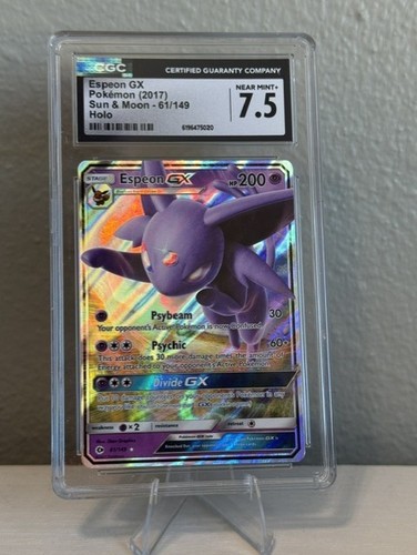 Espeon-GX graded CGC 7.5 for sale on eBay