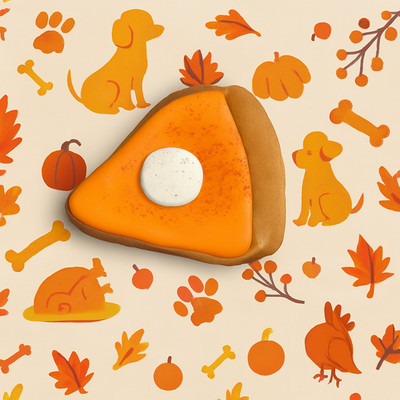 Pumpkin Pie Thanksgiving Dog Treat