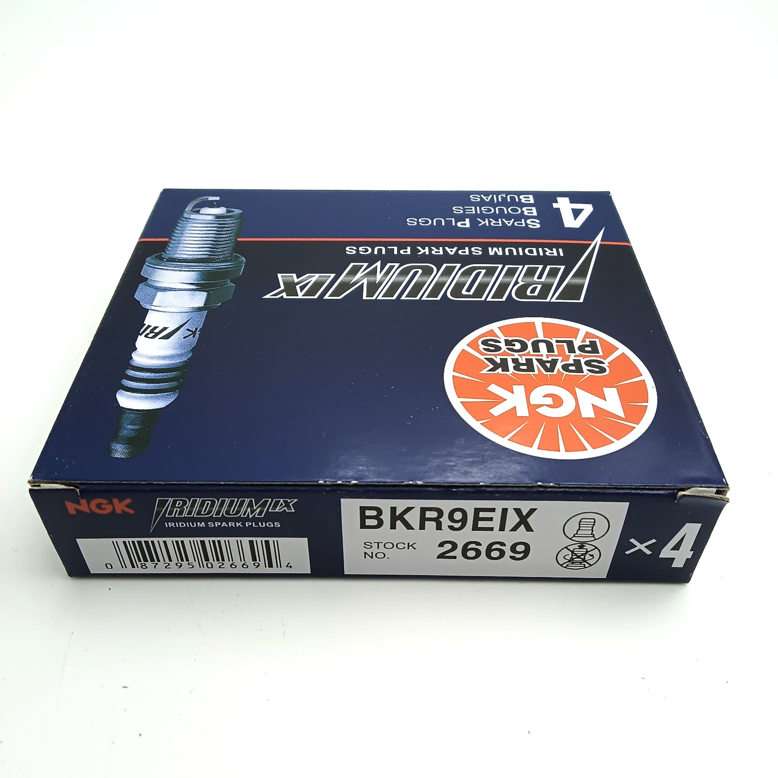 Set of 4 for Honda Acura for Dodge NGK Iridium IX Spark Plug BKR9EIX 2669