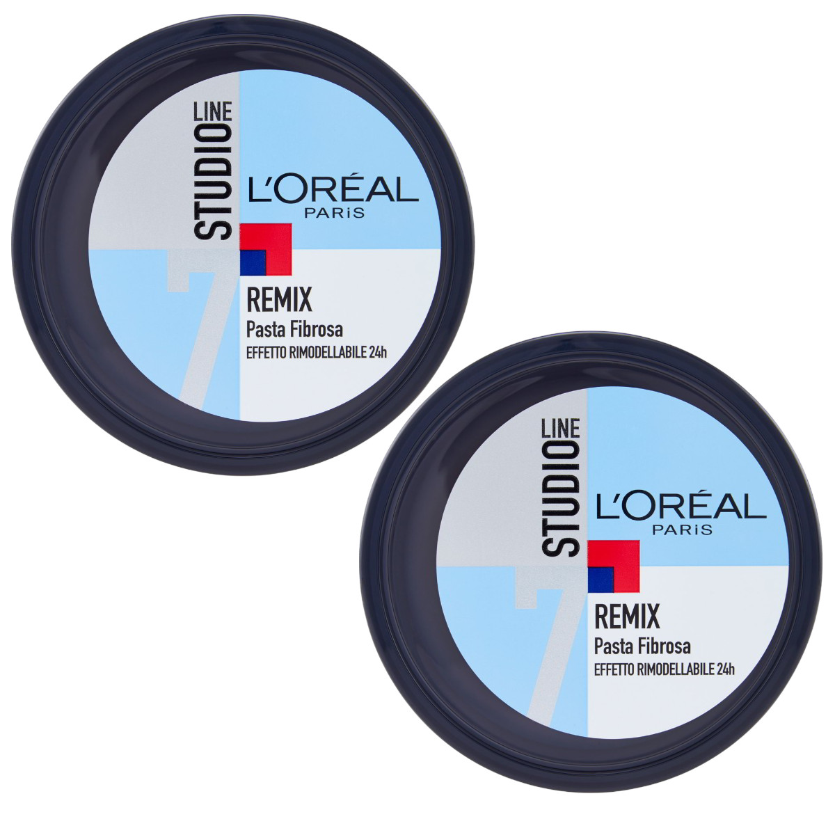 2 Pezzi L'Oréal Remix Pasta Fibrosa 150ml - Styling Rimodellabile 24h