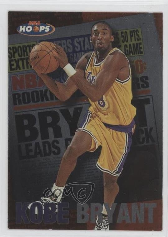 1997-98 NBA Hoops Rookie Headliner Kobe Bryant #3 HOF 10o9
