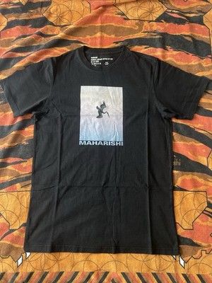 Maharishi Black Crane Tee Size M