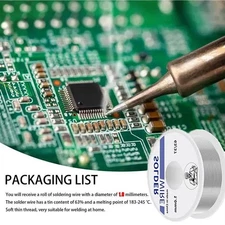 63-37 Tin Rosin Core Solder Wire Electrical Soldering Sn60 Flux 031"/0.8mm 100G*