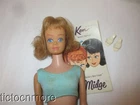 VINTAGE BARBIE FRIEND MIDGE DOLL BLONDE LONG HAIR NICE FACE HEELS BOOKLET