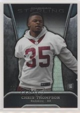 2013 Bowman Sterling Black Refractor 17/75 Chris Thompson #74 m4h