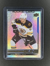 2018-19 Upper Deck Series 2 Jakub Zboril Young Guns Speckled Rainbow #498 Rookie