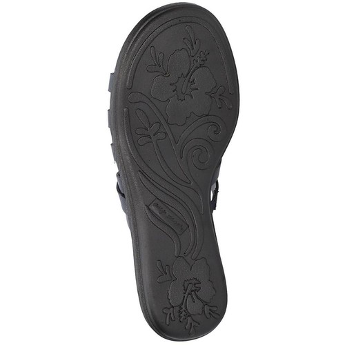 Easy Street Womens Sheri Blue Wedge Sandals Shoes 7.5 Medium (B,M) BHFO 3046 - 第 3/3 張圖片