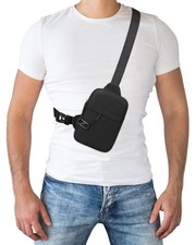 Small Anti-theft Sling Bag for Men Women Waterproof Mini Crossbody Backpack C...