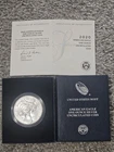 2020 W AMERICAN SILVER EAGLE 1 oz UNCIRCULATED - OGP/US MINT w/BOX AND COA