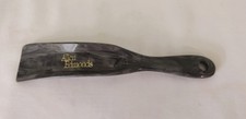Allen Edmonds 7" Plastic Shoehorn Shoe Spoon Gray Marble-Like Swirl - Gold Logo