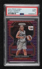 2022 Panini Prizm WNBA W25 Purple 41/99 Becky Hammon #165 PSA 9 MINT HOF 14t3