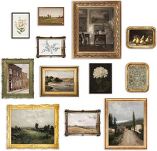 Vintage Wall Art Prints, French Country Wall Decor Countryside Landscape Antique