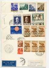 Alitalia - four cards for flights of May/June 1961