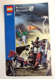 LEGO 8874 Castle Battle Wagon 100% Complete w/ Instructions, No Box