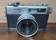 Vintage Yashica MG-1 35mm Film Camera, Yashinon Lens FOR PARTS / UNTESTED