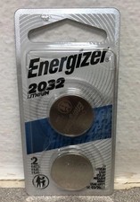 Energizer Lithium 2032 3 V Electronic/Keyless Entry Battery 2 pk