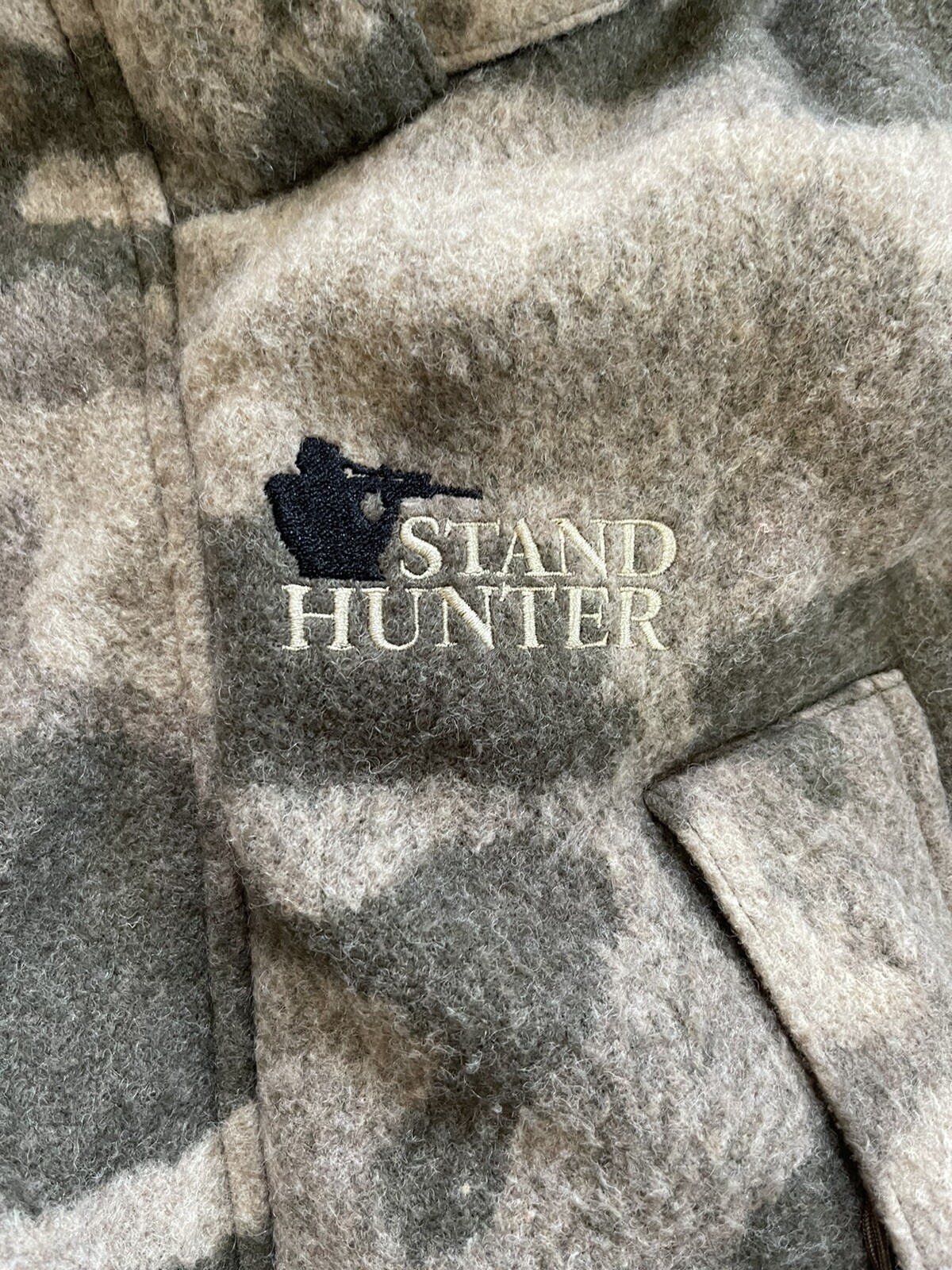 Cabela’s Stand Hunter Wooltimate Camo Men’s L Coveralls, Hood, Handmuff