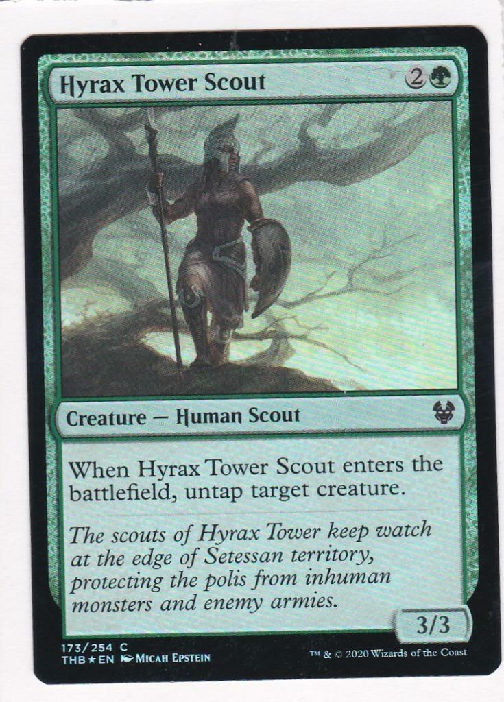 MTG: ~ Theros Beyond Death: Foil: Hyrax Tower Scout | eBay