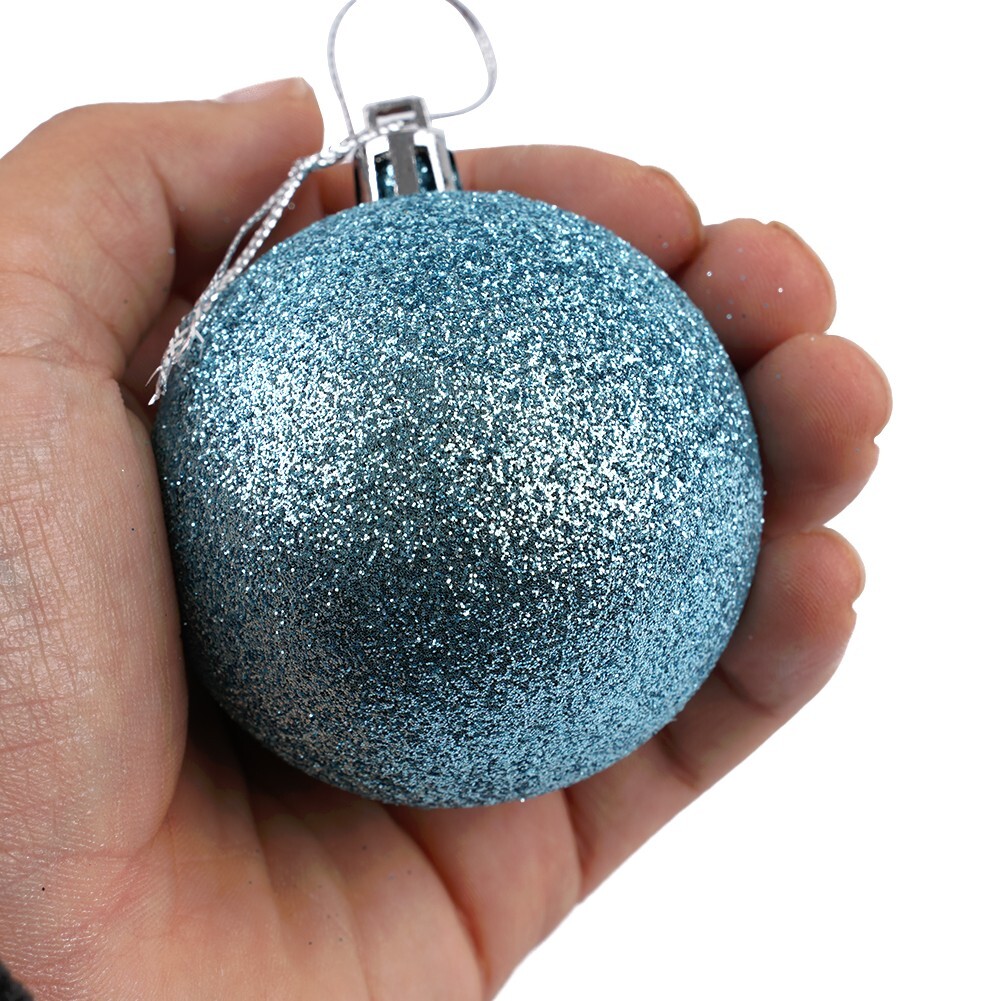 Large Christmas Tree Balls Glitter Bling Baubles Hanging Ornaments Xmas Decor eBay