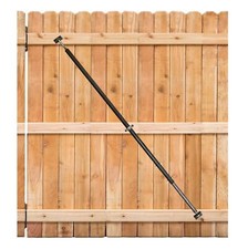 Telescopic Adjustable Steel Gate Brace   Extends To 6 Feet Anti Sag Gate Kit For