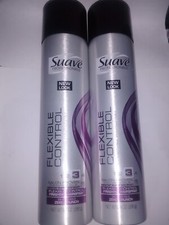 2 PACK Suave Professionals FLEXIBLE CONTROL LEVEL 3 Finishing Hairspray 9.4 oz