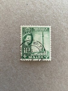 1956 Used Malta Stamp 