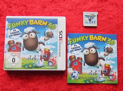 Funky Barn 3D, Nintendo 3DS Spiel, deutsche Version