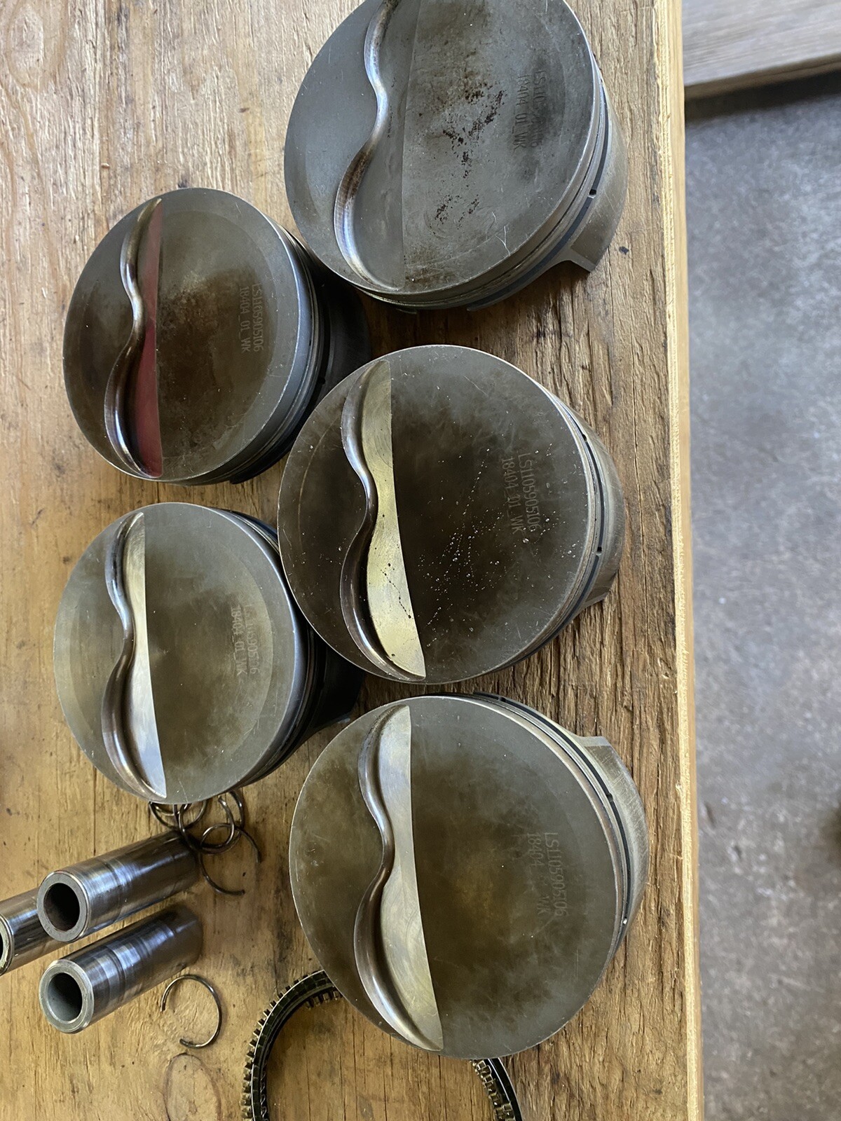 LS1 Mahle 3.905" Pistons Flattop LS 3.905 Stroker eBay