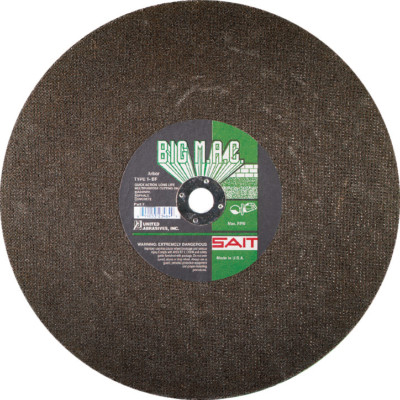 SAIT 23462 12'' X 1/8'' X 20MM SAW Concrete Asphalt CUT-OFF Wheels Box of 10 NIB