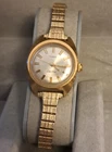 Vintage Ladies Timex Electric Gold Tone Watch With Expandable Band