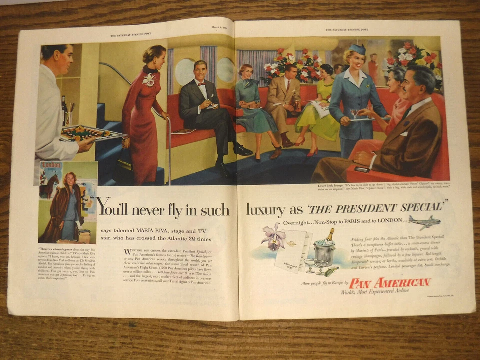Saturday Evening Post March 6, 1954 N. Rockwell cover art 1950s Ads Styles Autos - Image 4 of 4