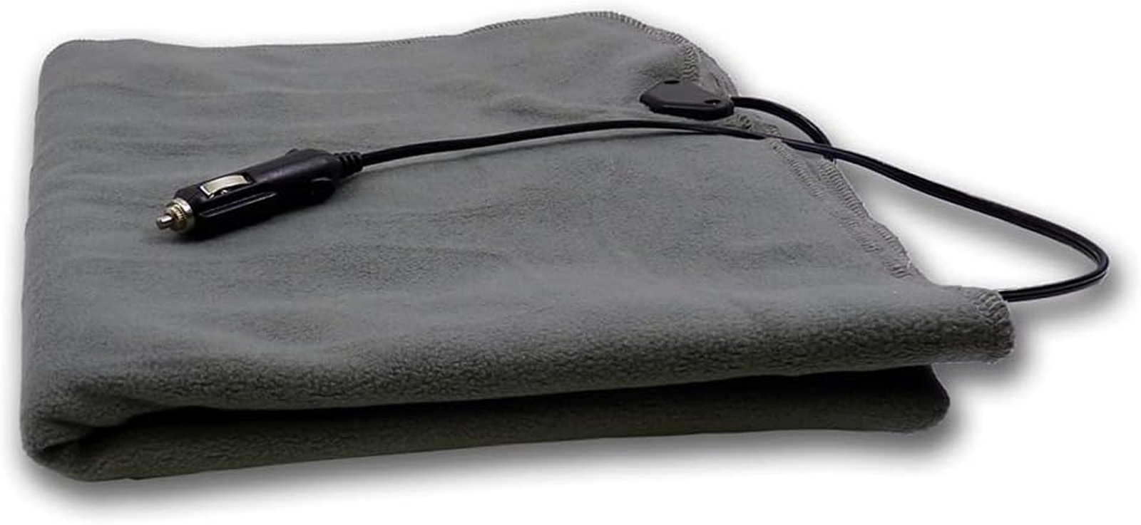 SA877 Heated Polar Fleece Lap Blanket for Emergencies, Road Trips, Camping, and