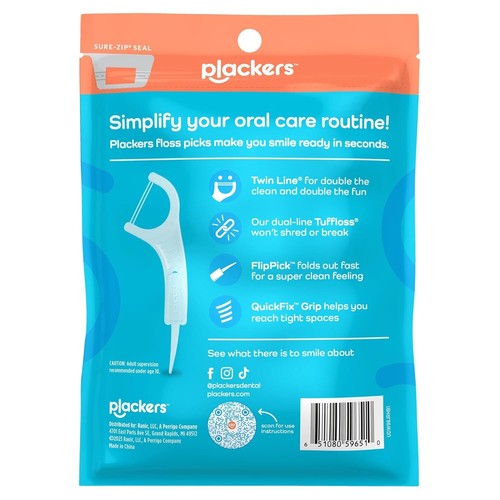 Dual Action Mint Flavored Dental Flossers – 150 Picks per Pack, Easy Storage - Picture 10 of 10