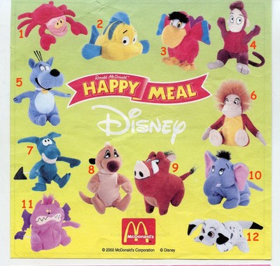 peluche ty happy meal