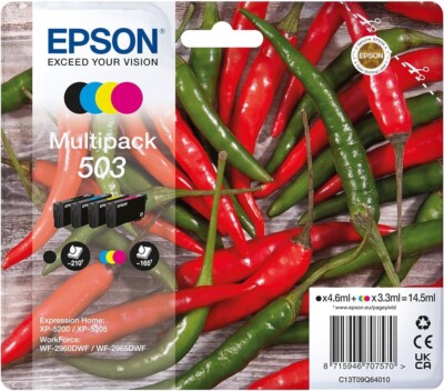Original Epson Chilli 503 Multipack Tintenpatronen NEU & VERSIEGELT 