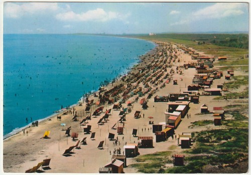MARINA DI RAVENNA - LA SPIAGGIA - VIAGG. 1958 -73138- | eBay