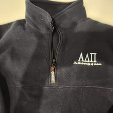  Alpha Delta Pi Univ of Texas polartec, medium, black Reduced!