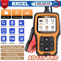 ANCEL AD410 PRO Car OBD2 Scanner Engine Diagnostic Tool with Battery Health Test